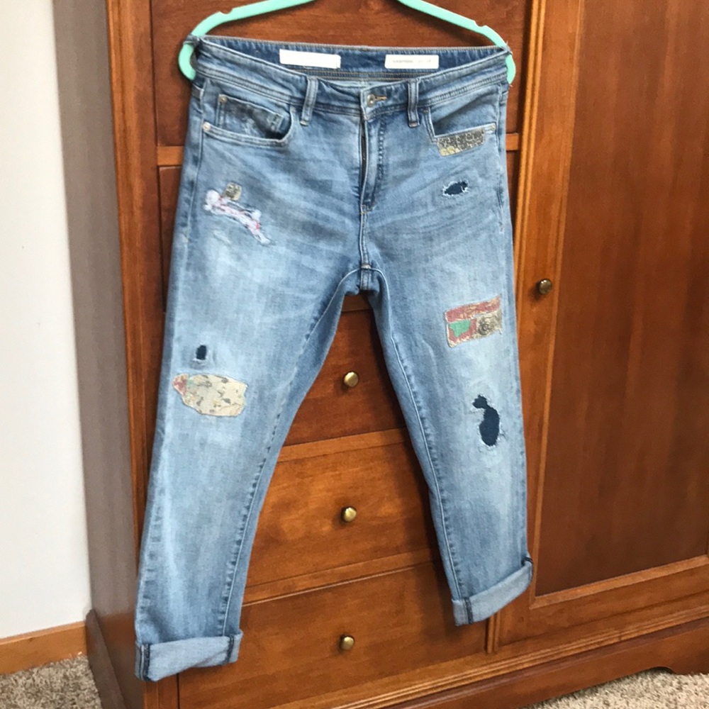 Crop denim